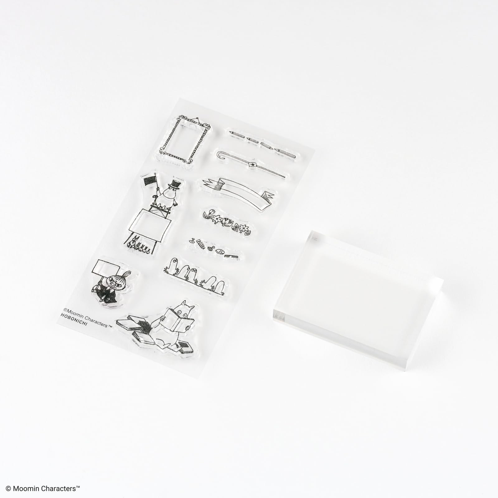 Hobonichi Techo Moomin / Moomin Clear Stamp (Frame) Planner Accessory