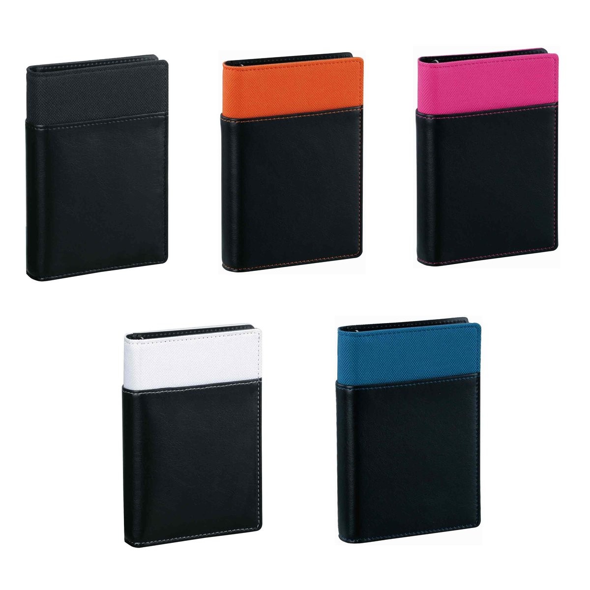 Reimei Fujii refill file pocket size synthetic leather black WPF801B