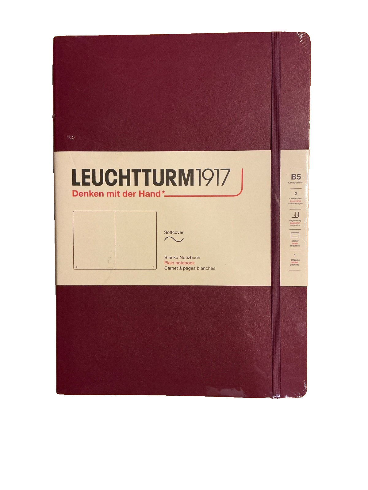 Leuchtturm 1917 Soft Cover Plain Notebook