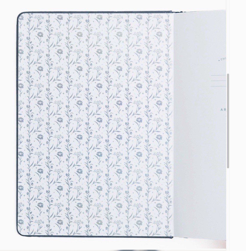 Archer and Olive A5 Blank Moonlit Garden Journal hardcover book