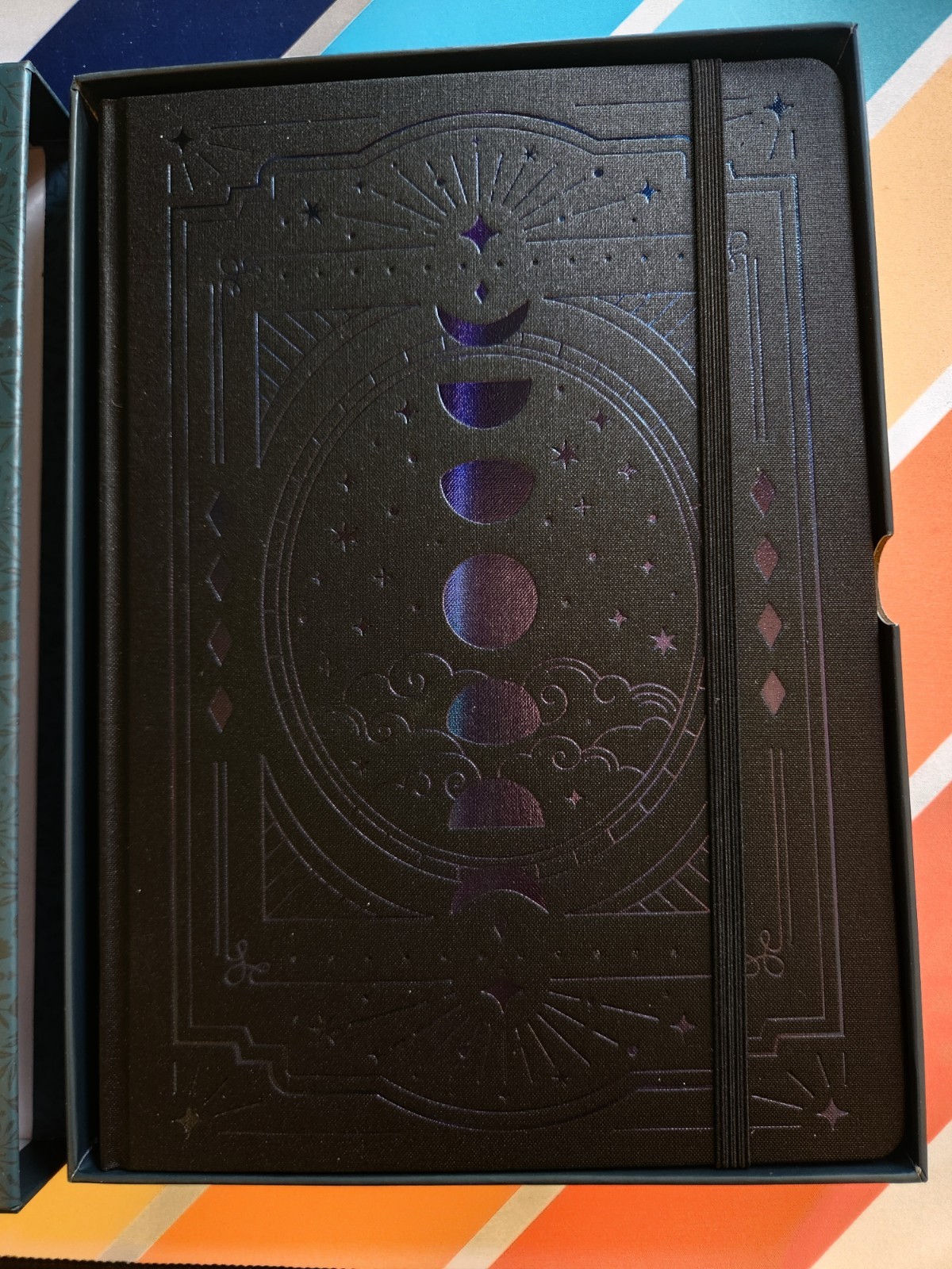 RARE Black On Black Wonderstruck Blackout Dot Pages Archer & Olive B5