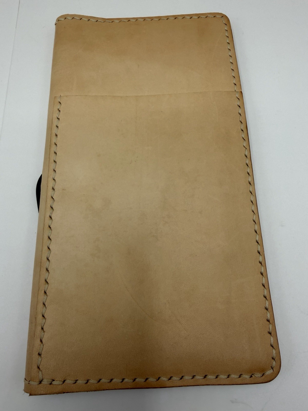 HandStitchedLeatherT B6 Slim Traveler’s Notebook Cover Natural Veg Tan Leather