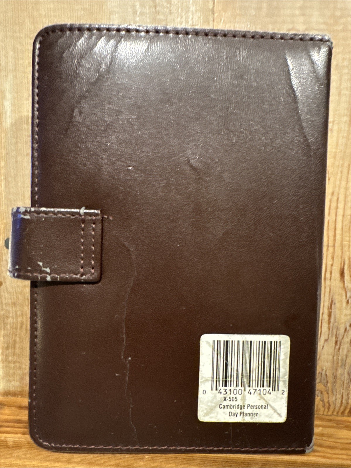 Cambridge Personal Day Planner Burgundy #47104 7.25 x 5.5″ NOS 1994 Vintage 90’s