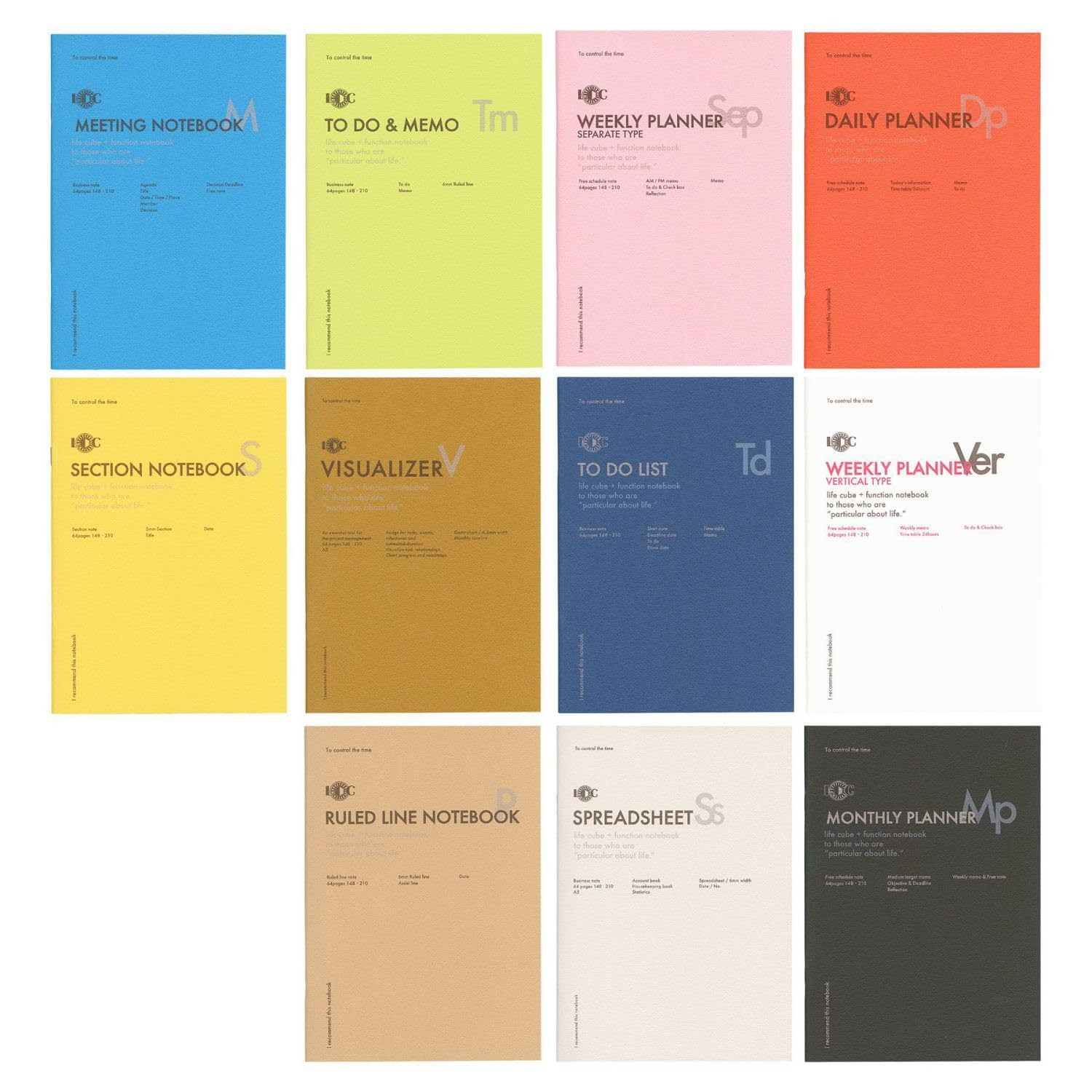 A5 Function Notebook DAILY PLANNER by United Bees (Luddite)