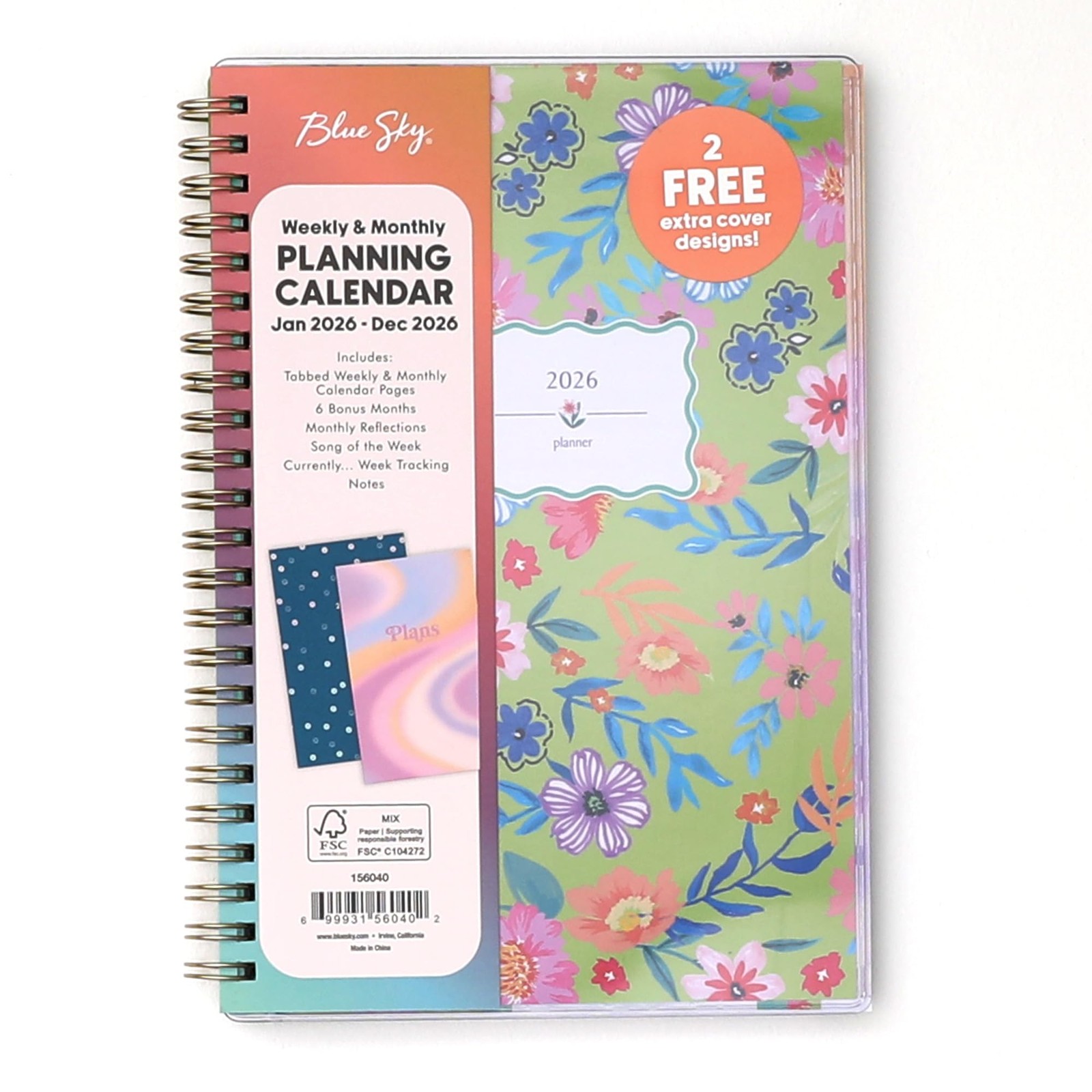 Gen Z 2026 Weekly and Monthly Planner Calendar, January 2026 – December 2026,…
