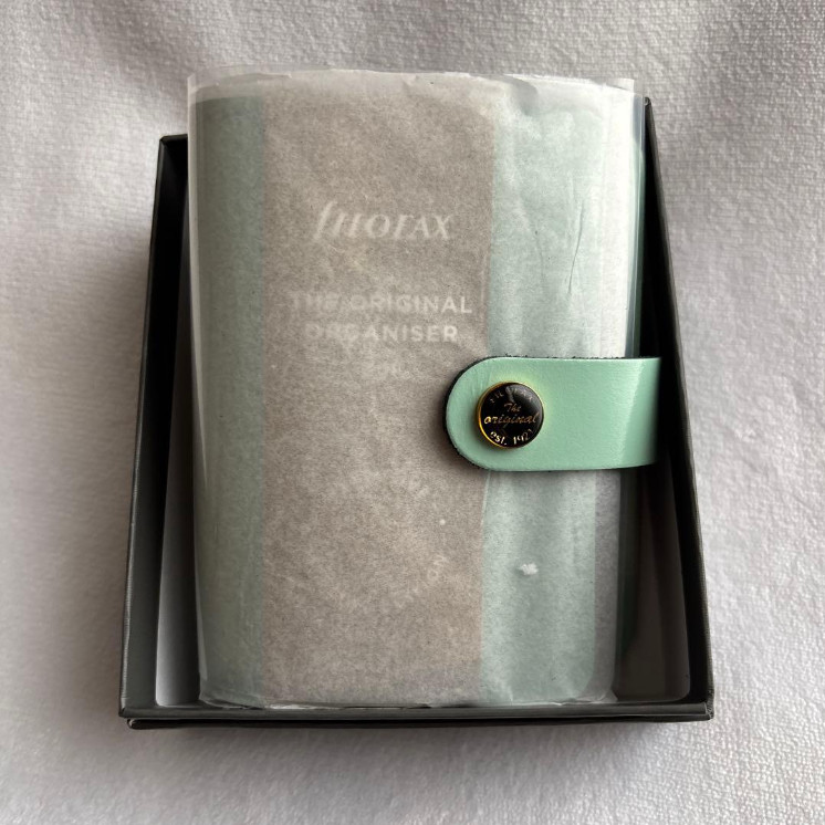 NEW Filofax The Original System Notebook Mini 5 Size Malden Color Mint From JPN