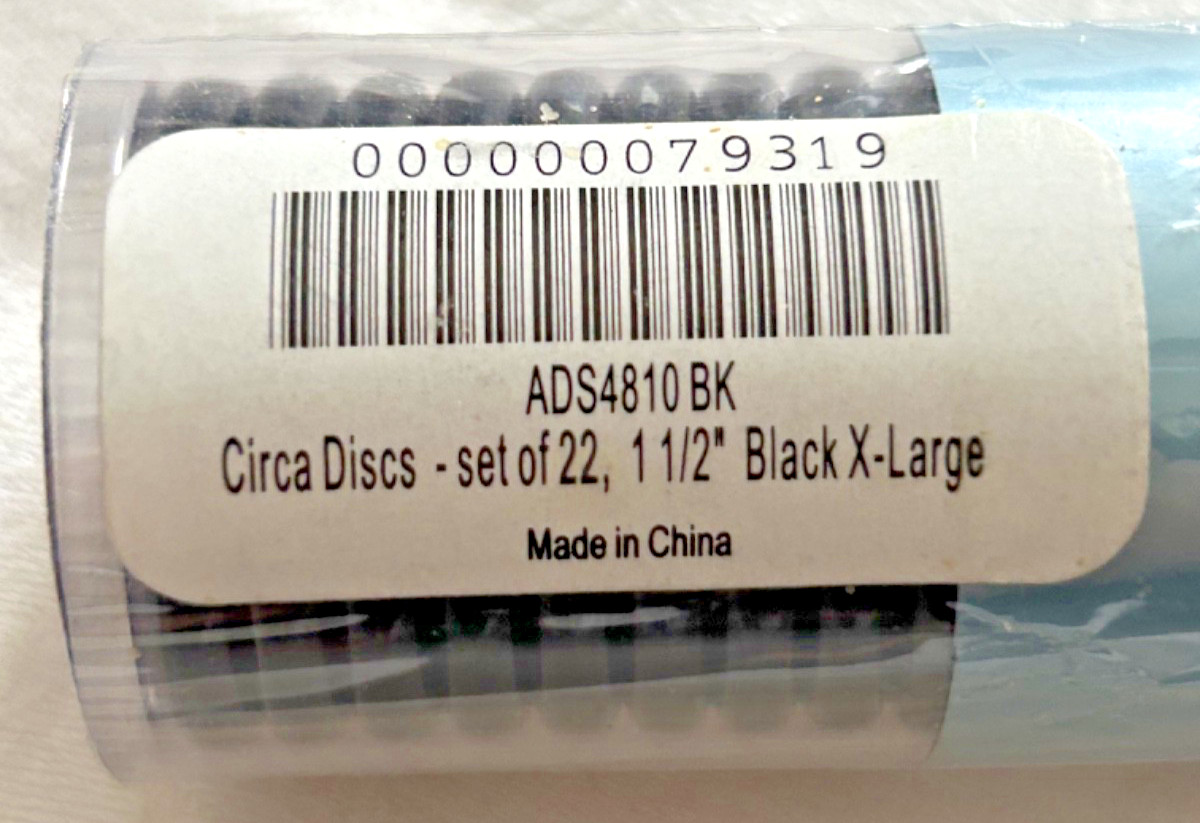 LEVENGER Circa Custom Journal System 1 1/2 Inch Black Discs 22 Count SEALED NEW