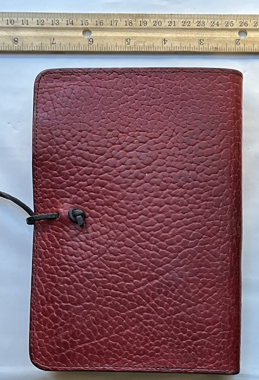 Stunning Red Leather Dragon 龍 Oberon Design 6-Ring Day Planner!