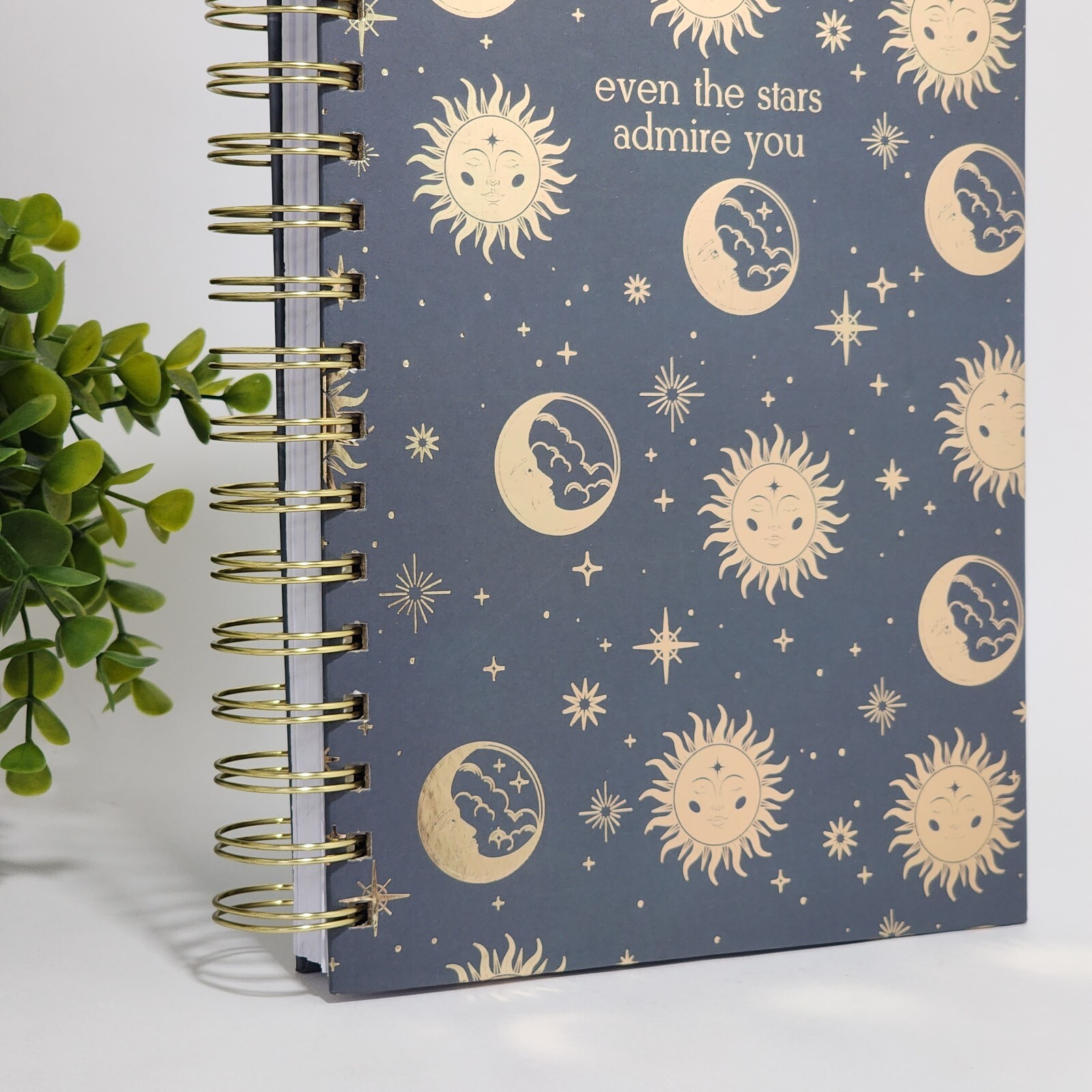 Even The Stars Admire You Weekly Planner Journal Notebook with Pen and Stickers