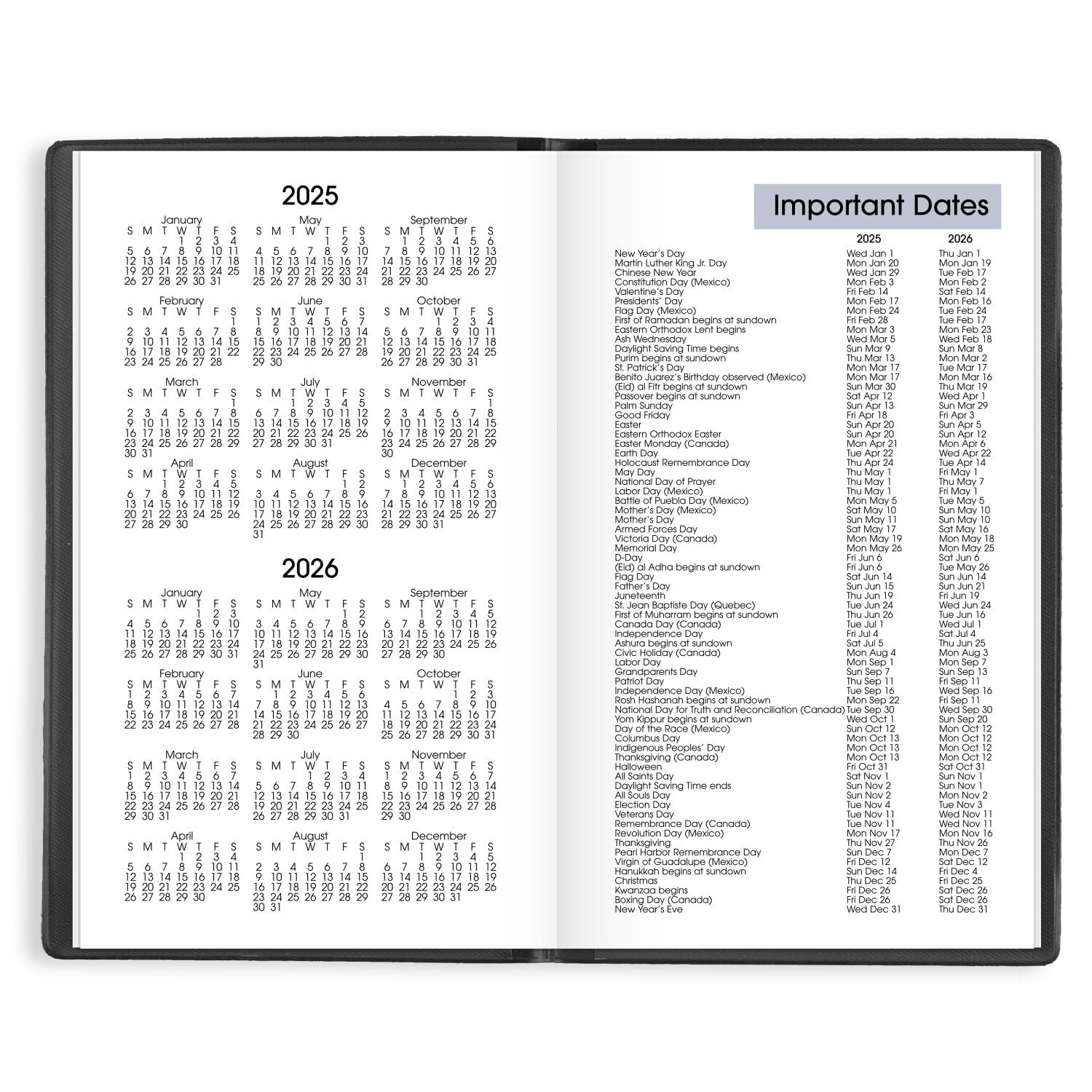 AT-A-GLANCE 2025 Planner, Weekly, 3-1/2″ x 6″, Pocket Size, Open Scheduling, …