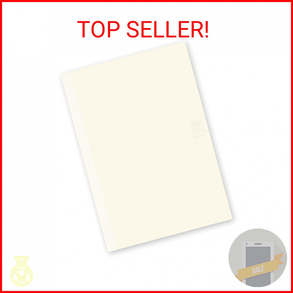 DESIGNPHIL 15293006 Midori Notebook, MD Notebook, A5, Unruled A