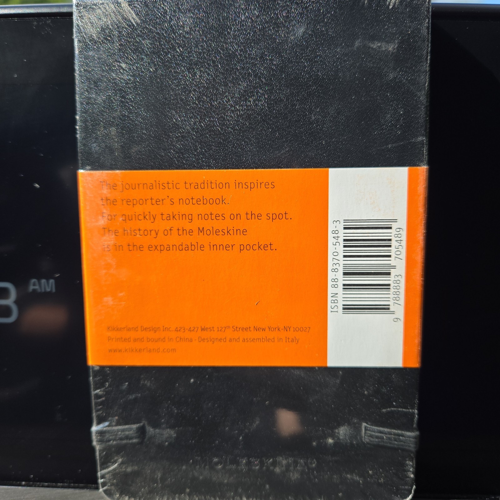 Moleskine Ruled Reporter Notebook 192 Lined Pages 3 1/2″ x 5 1/2″ New