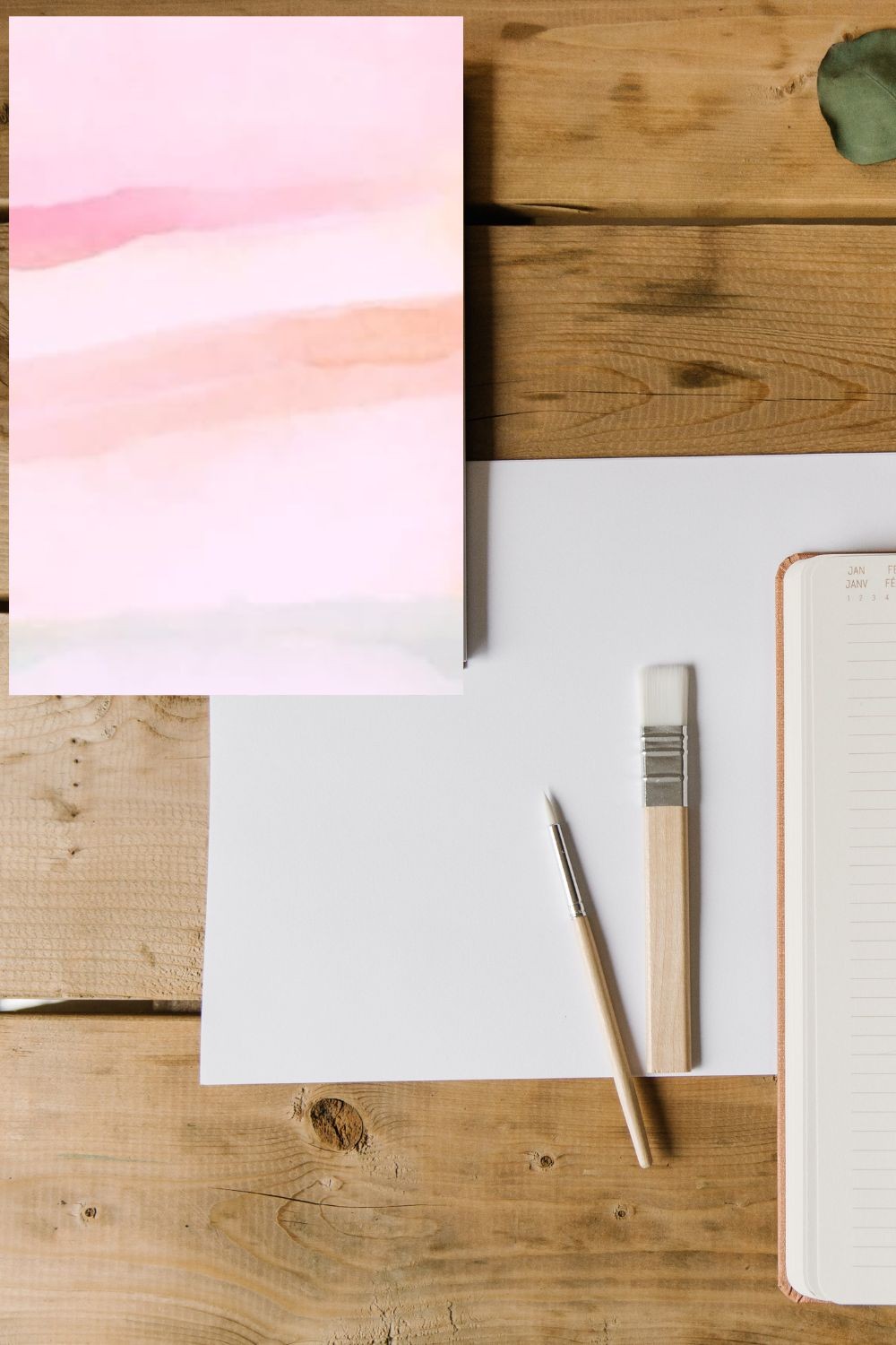 Pink Sunset Journal | Lined Notebook for Writing & Reflection