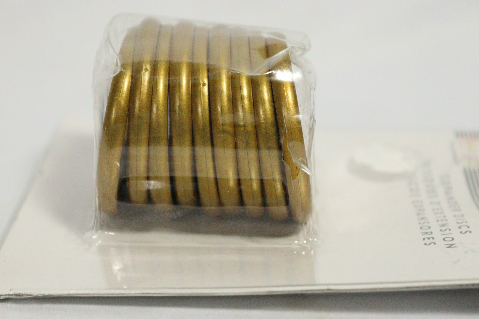 Happy Planner 9 Pcs Gold Classic Expander Plastic Discs Heart Center