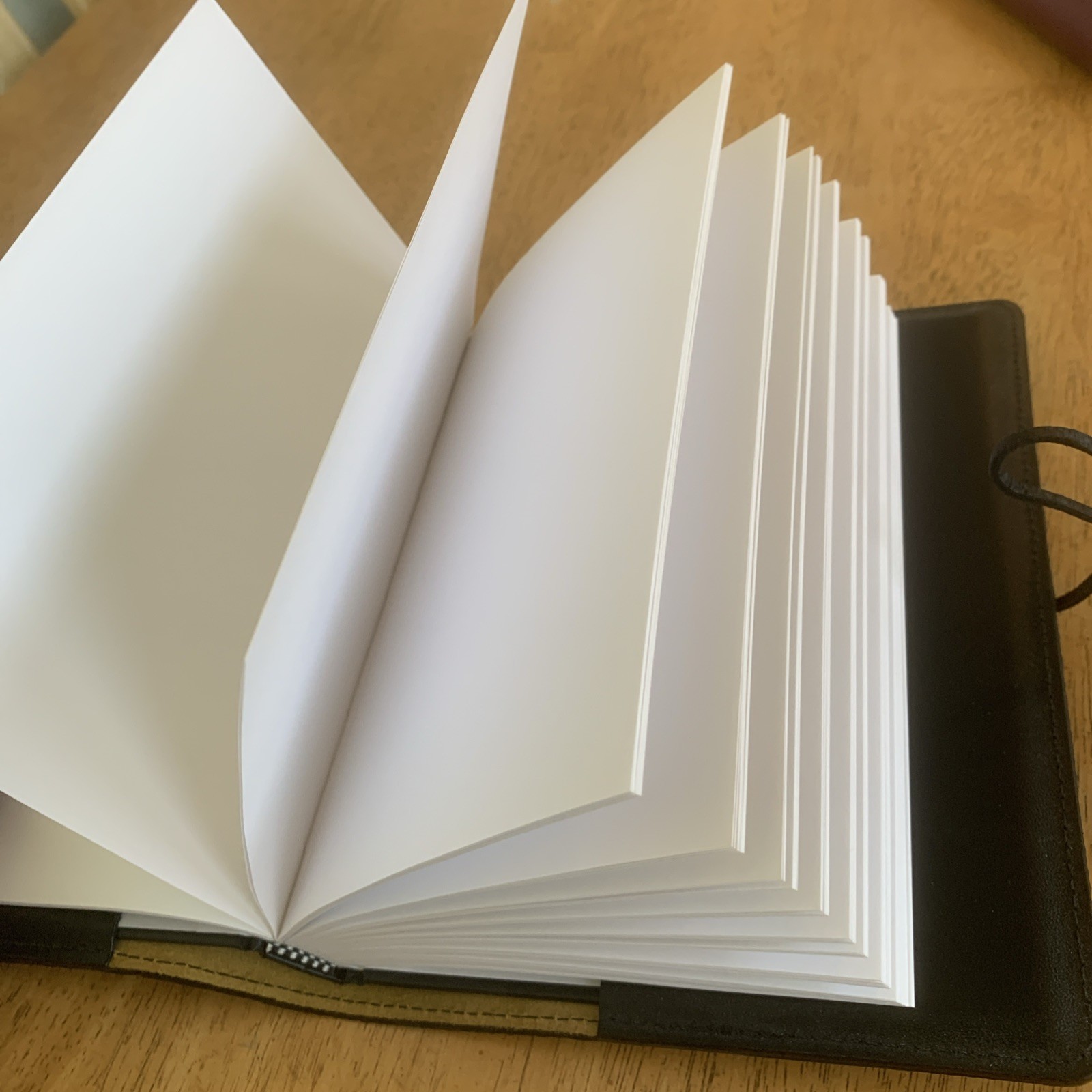 Oberon Design Leather Camelot Daily Journal Blank 6 X 9”