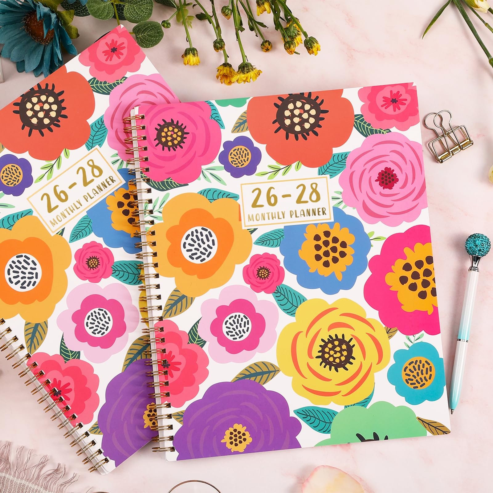 2026-2028 Monthly Planner – 3 Year Monthly Planner 2026-2028, Jan.2026 – Dec….