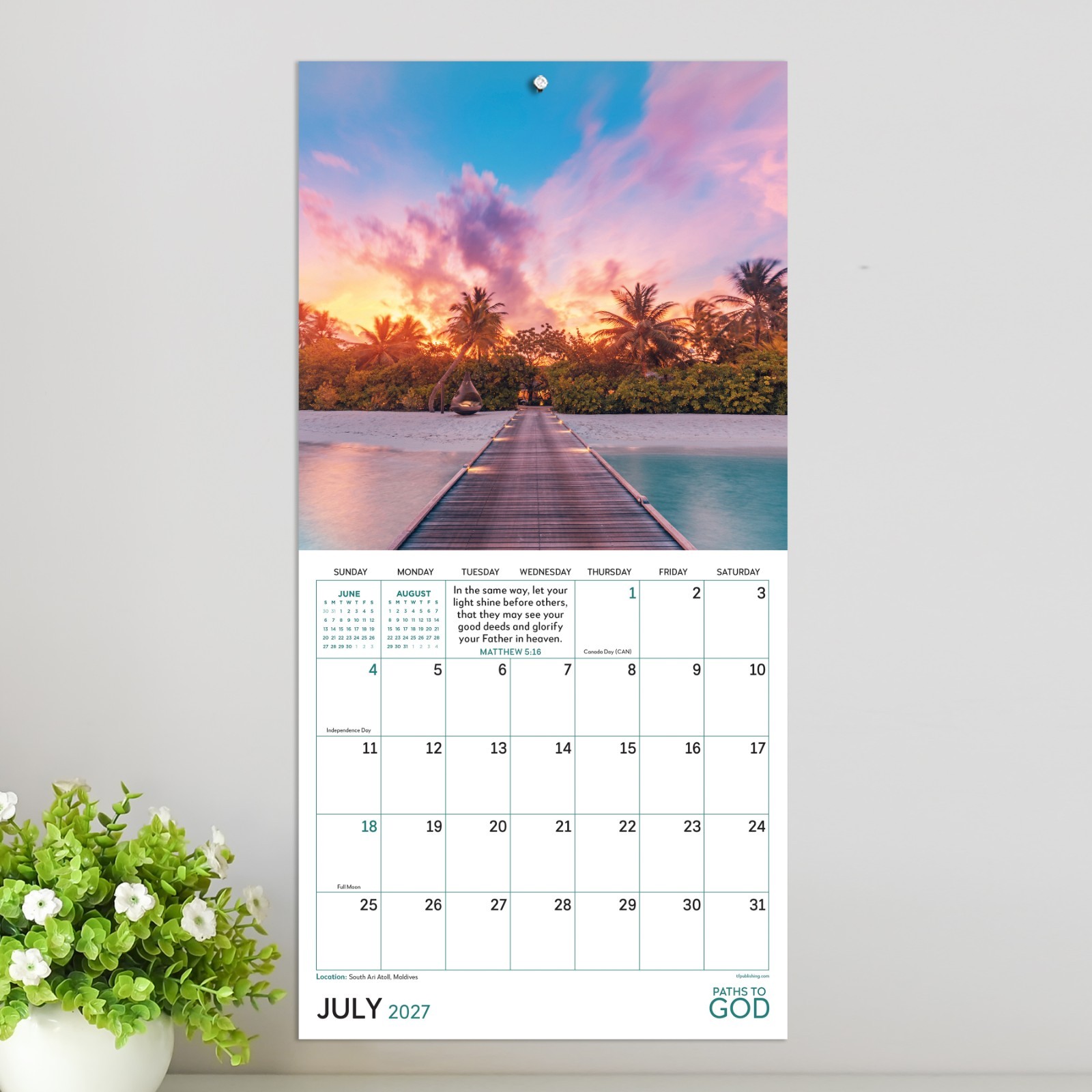 2027 Paths to God Mini Calendar
