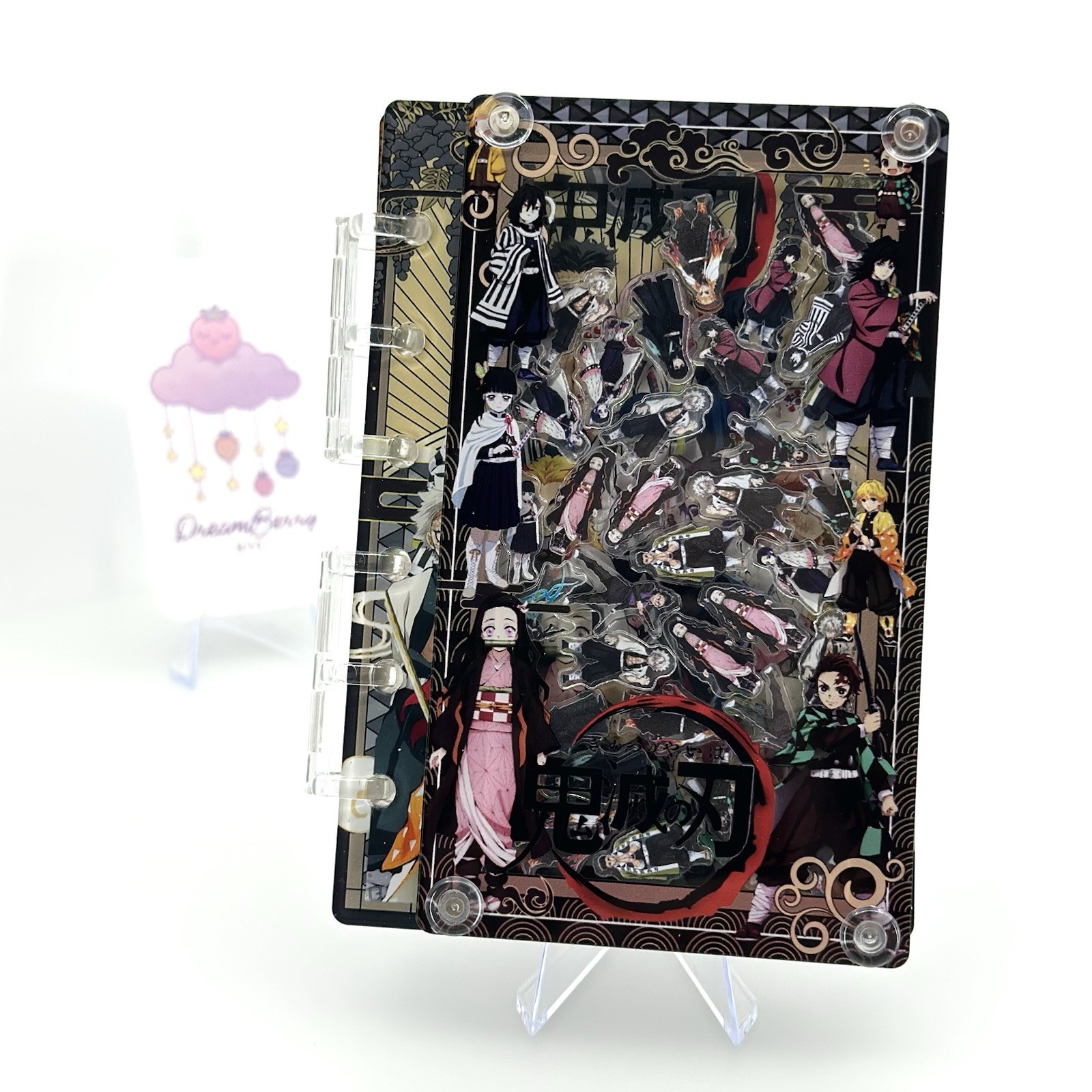 New Demon Slayer Acrylic Shaker Mini Notebook (A7 size- Small)