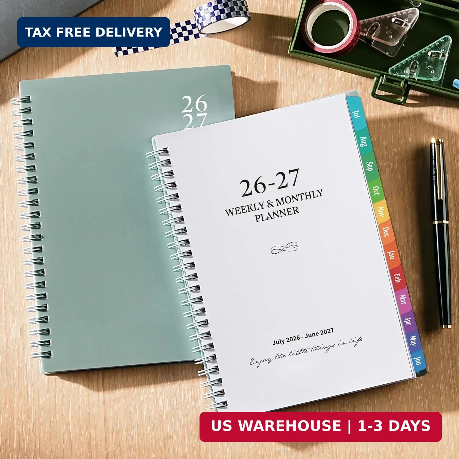 Planner 2026-2027 – 2026-2027 Planner Weekly and Monthly from Jul. 2026 – Jun. 2