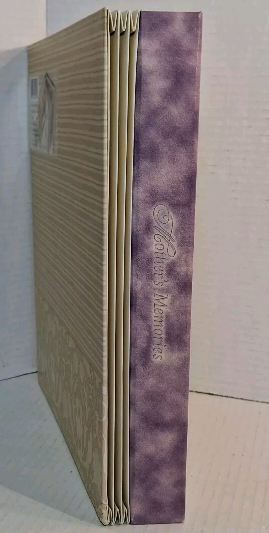 Mothers Memories Journal Keepsake Binder Pockets Acid Free Hummingbird Flowers