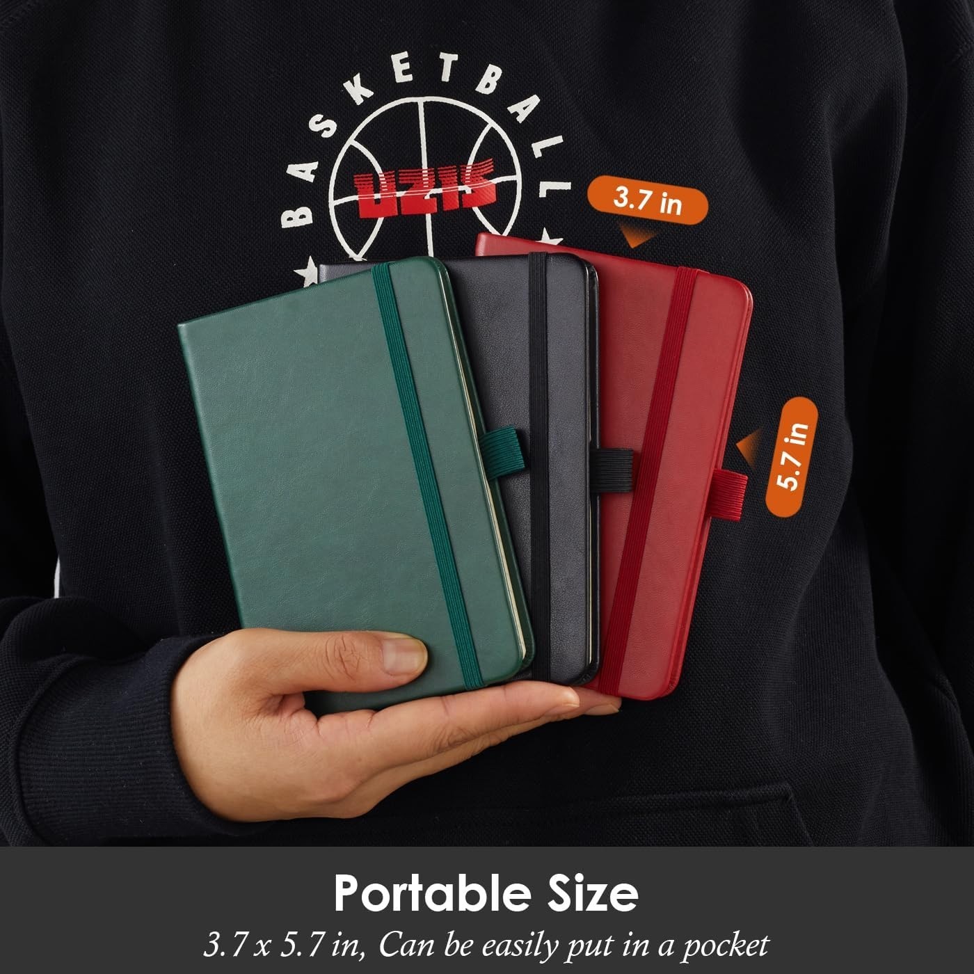 Small Notebook Journals, 3 Pack Mini Pocket Note pads for Men & Women Writing…