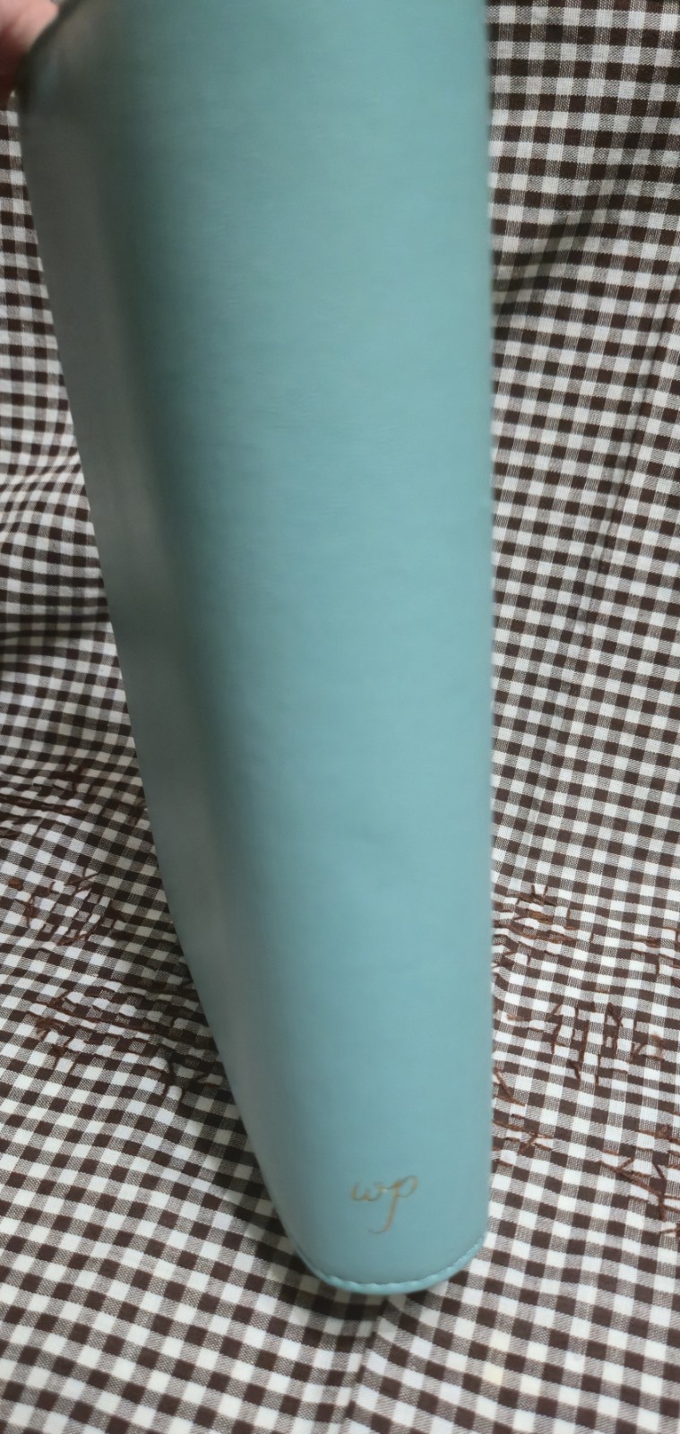 Webster’s Pages Personal Size Planner 6 Ring Binder Organizer. Turquoise. *flaw*
