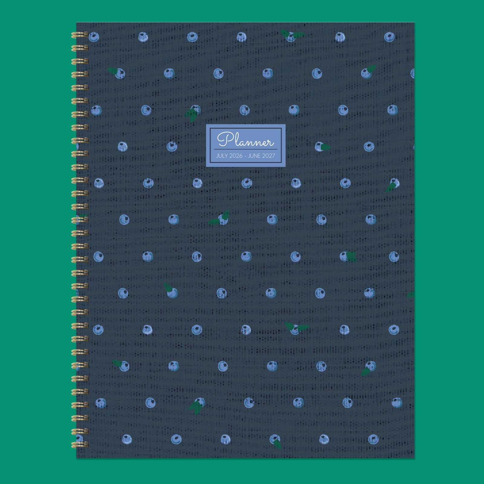 July 2026 – June 2027 Very Berry Large Weekly Monthly Planner