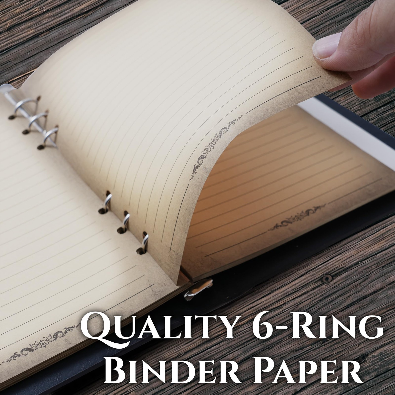 StoryForge Binder Refill: A5 DND Notebook Journal – 100 Sheets (200 Pages) wi…