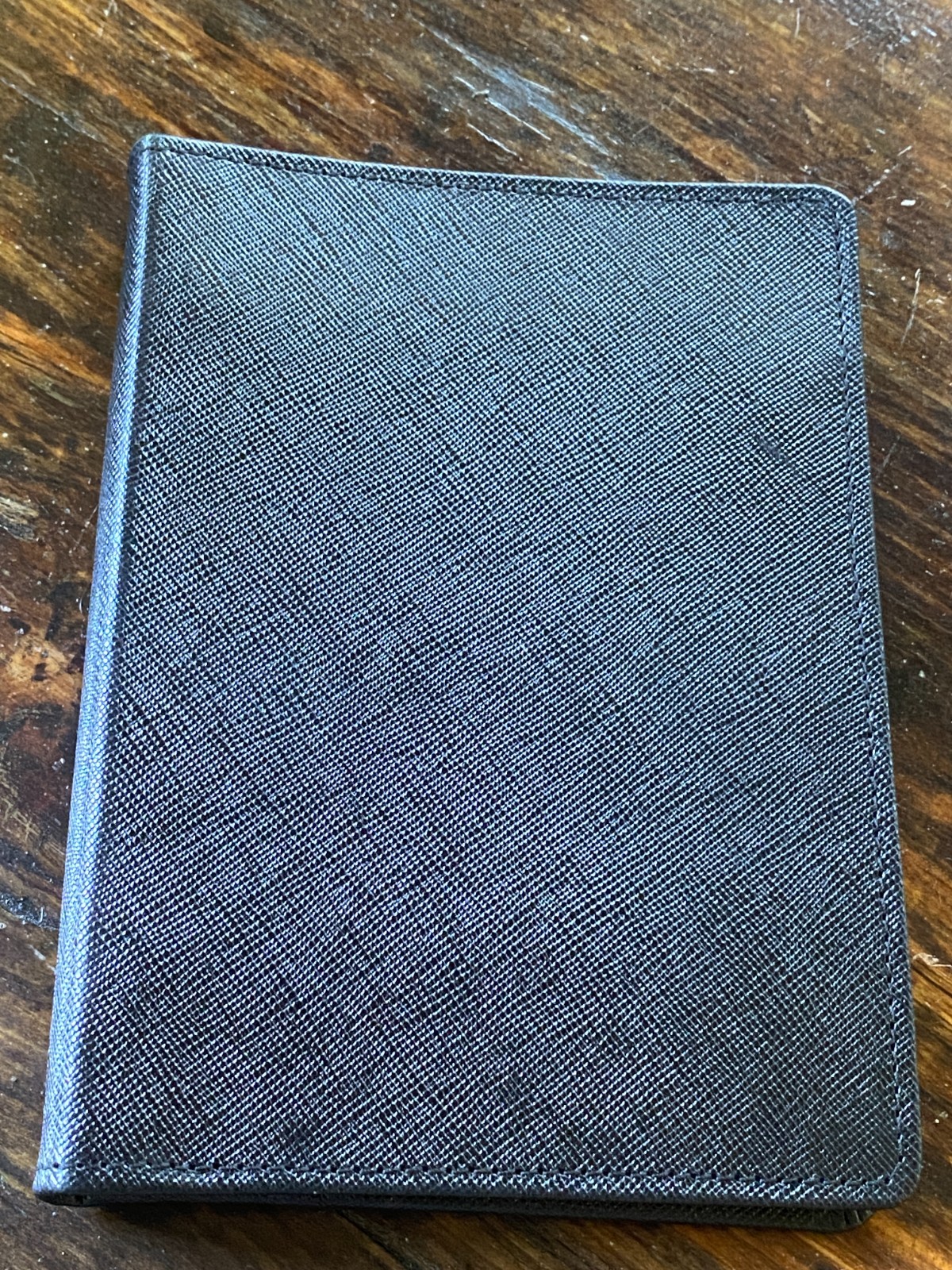 Filofax Black Leather Vintage organiser & wallet NEW OLD STOCK