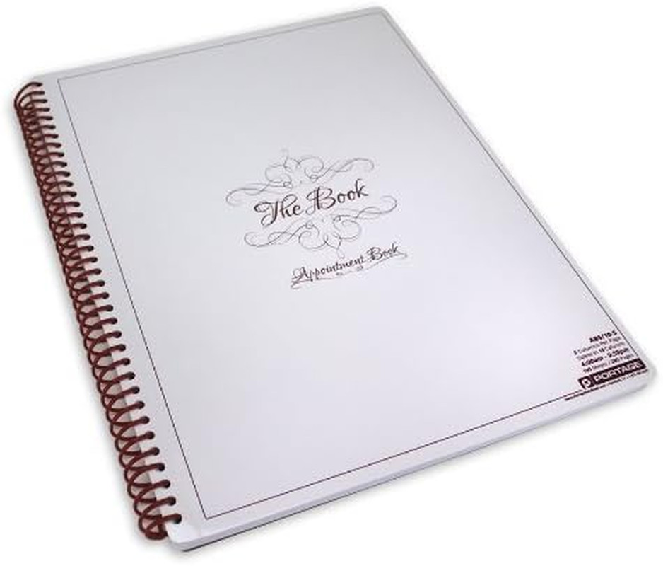 Notebooks Appointment Book – Large 8.5″ X 13.5″ Undated Planner for Daily Schedu