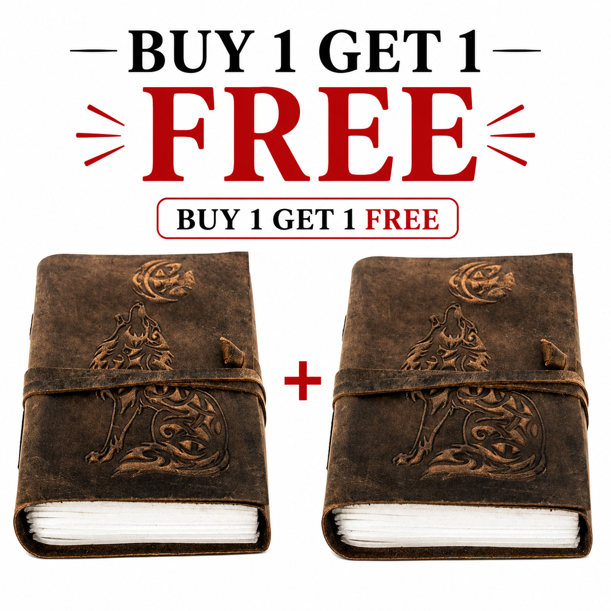 Vintage Leather Journal Handmade Writing Diary 7×5 Lined 200 Buy 1 Get 1 Free