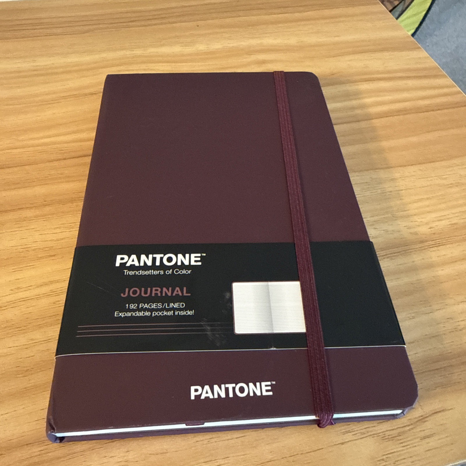 Pantone Lined Journal Mauve Maroon 5.5×8.5″ Non-Dated NEW BrownTrout Publishers
