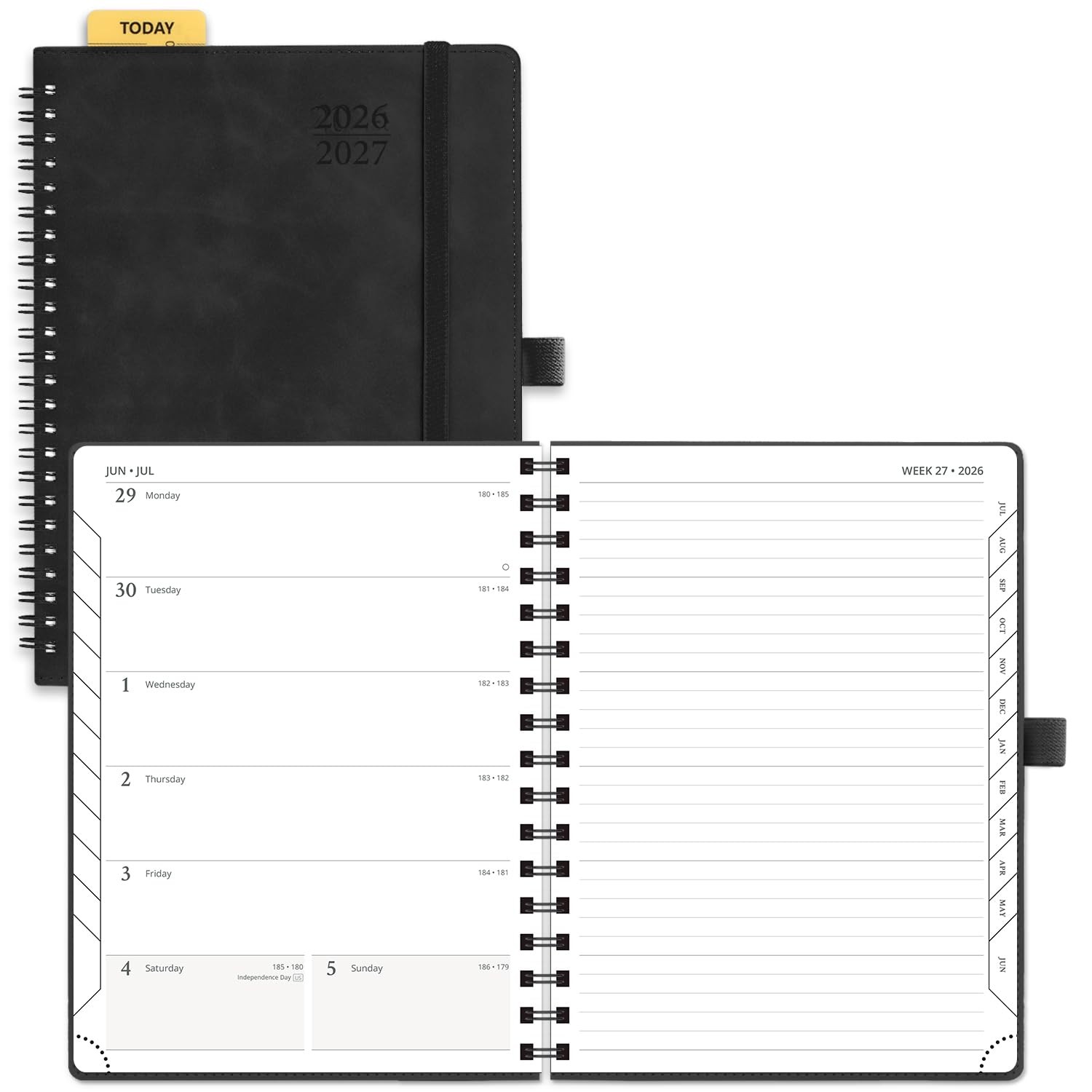 Weekly Planner 2026-2027, 6.5″ X 8.5″, Academic Weekly And Monthly Planner