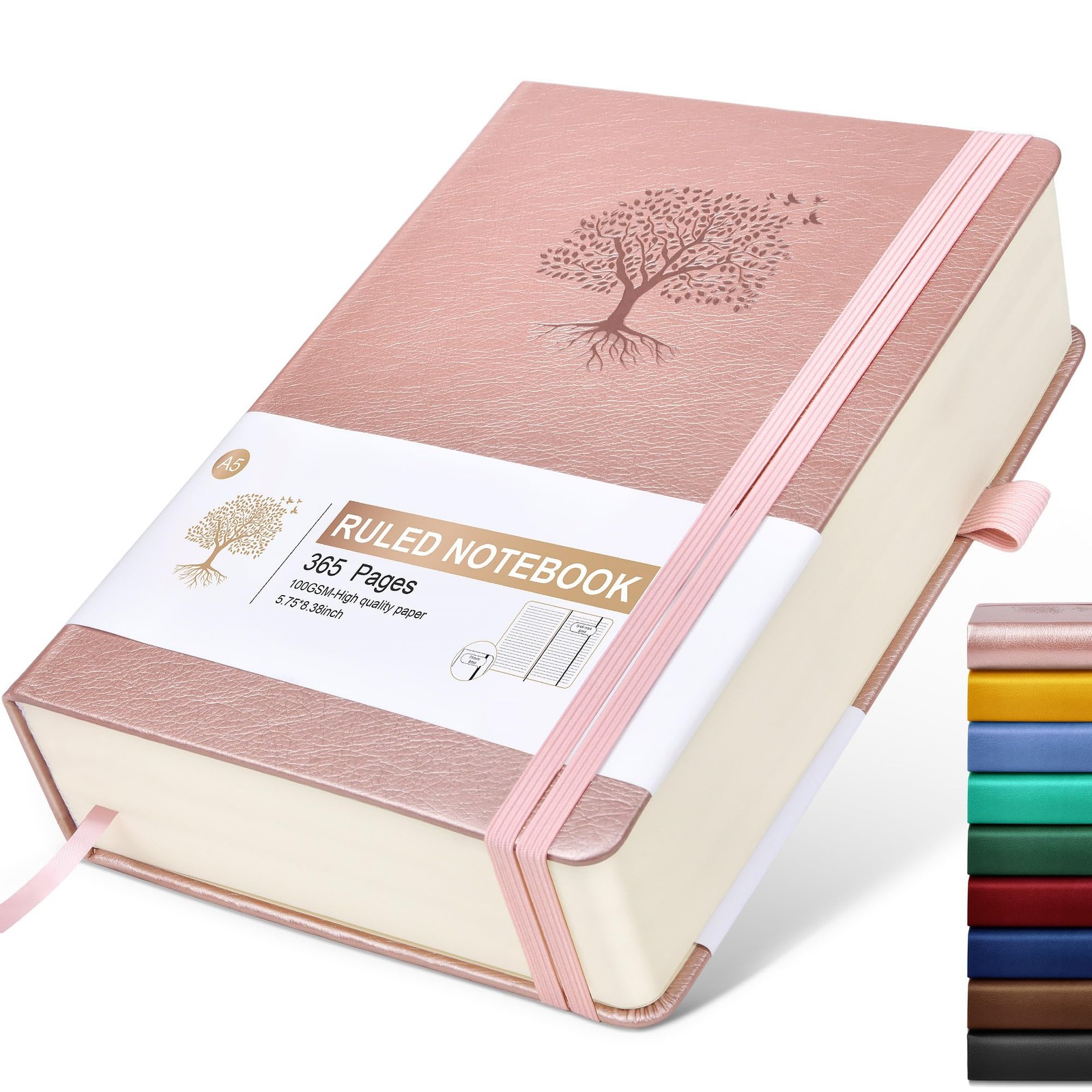 Lined Journal Notebook -365 Pages A5 Thick Journals for Writing Ruled Noteboo…