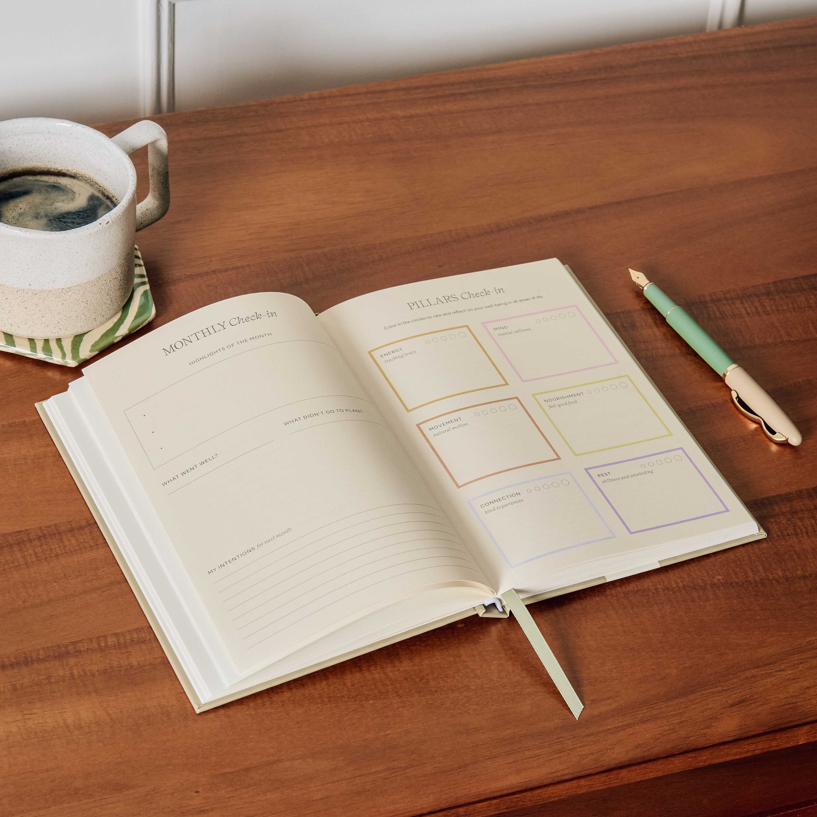Papier – Quilted Daydream A5 Hardcover Guided Wellness Journal
