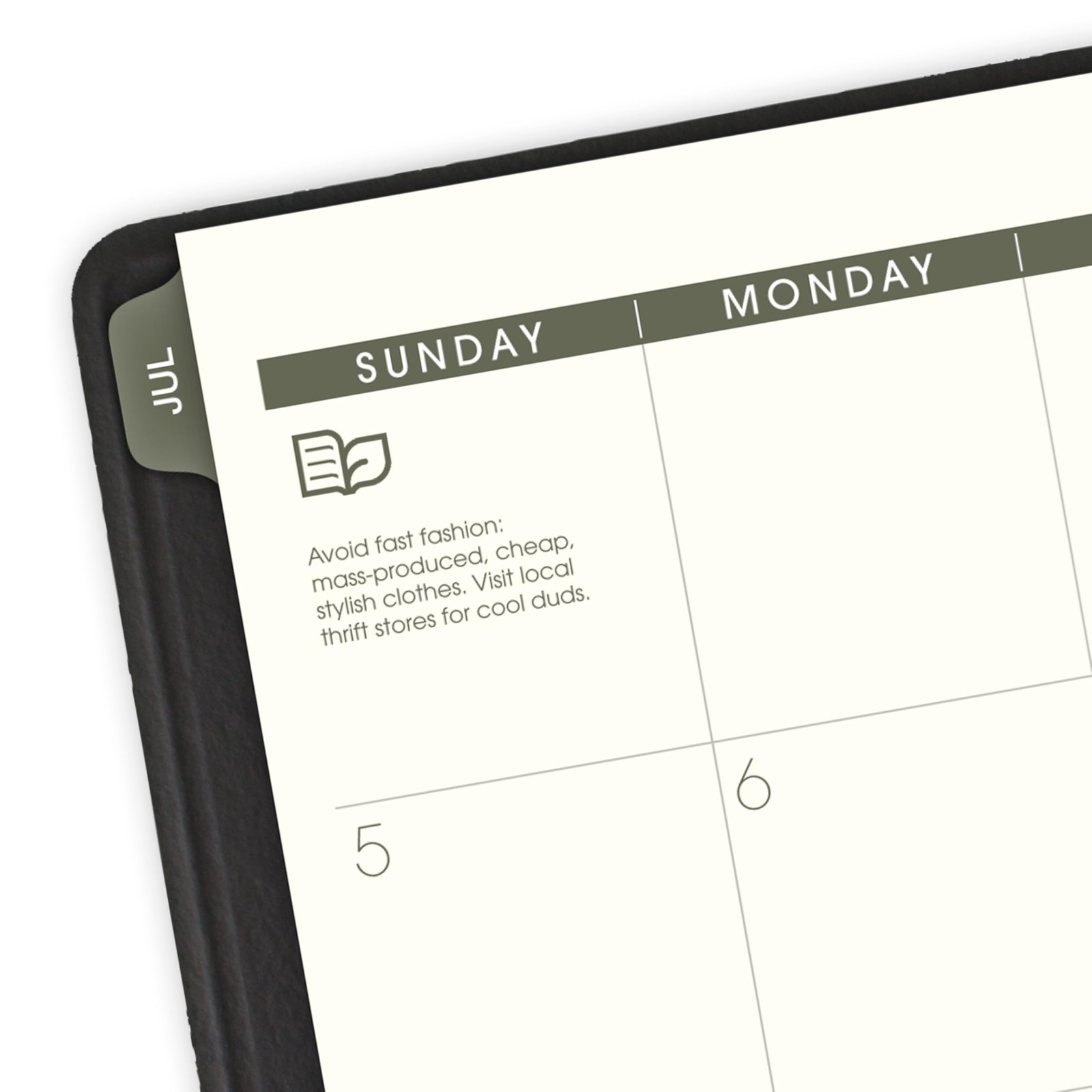AT-A-GLANCE Planner 2026-2027 Weekly & 8.25 x 11 inches, Recycled Black