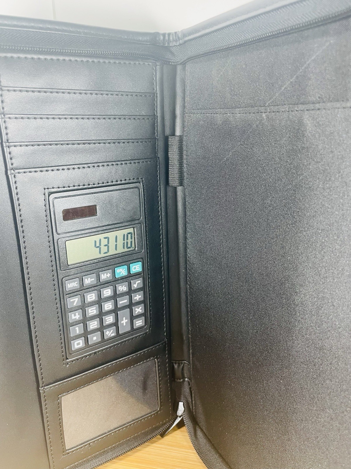 Portfolio/Padfolio Calculator works Notebook 13× 10 × 1 in See Pic