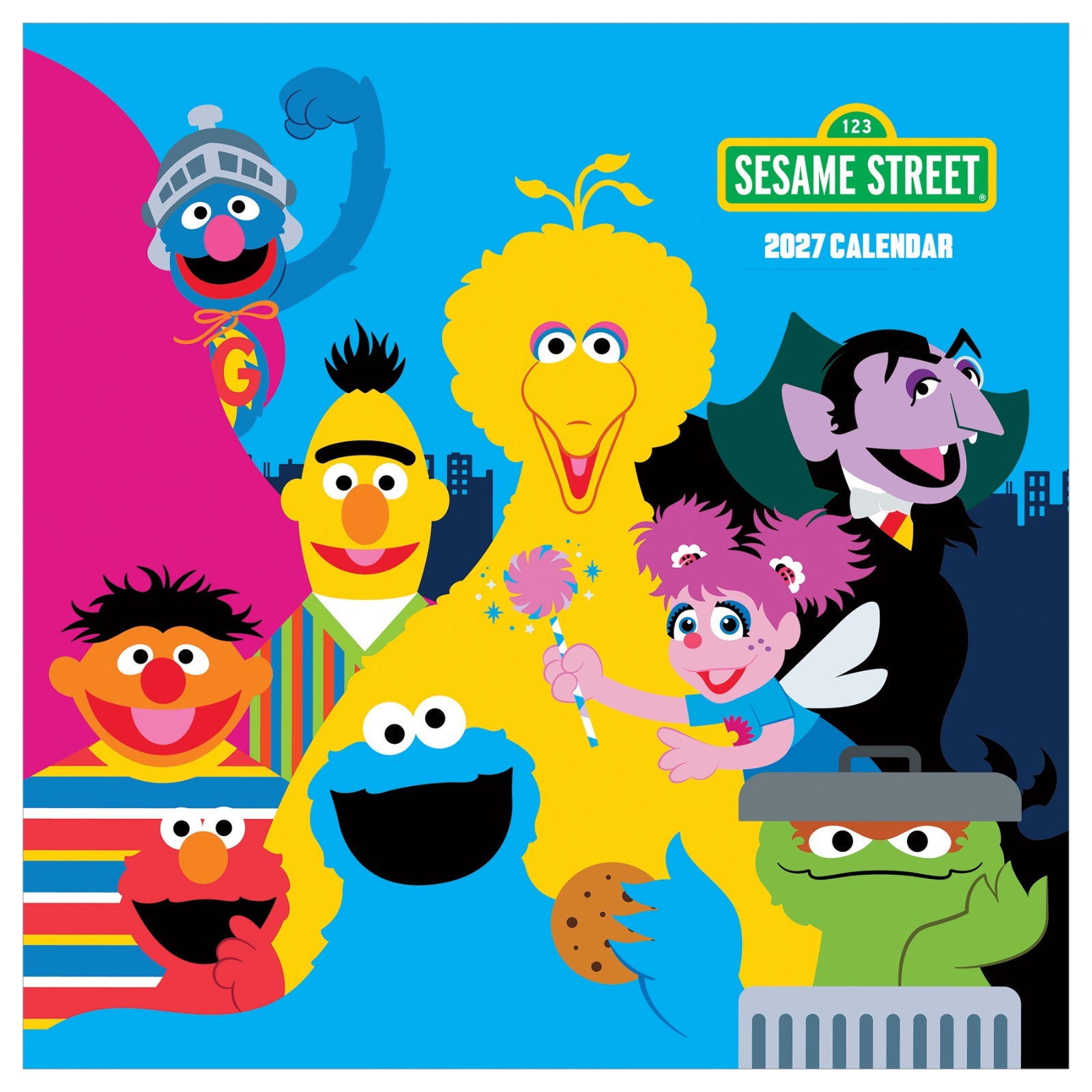 2027 Sesame Street Mini Calendar