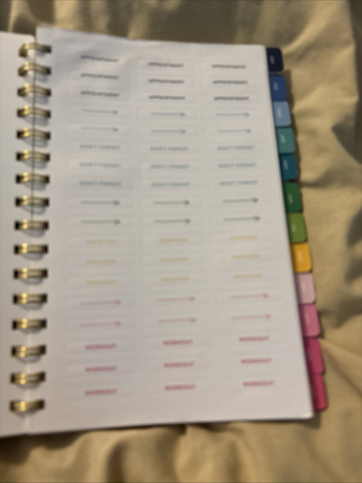 Emily Ley Simplified 2026 Calendar Planner Weekly New Year Fashion Colorful Stri