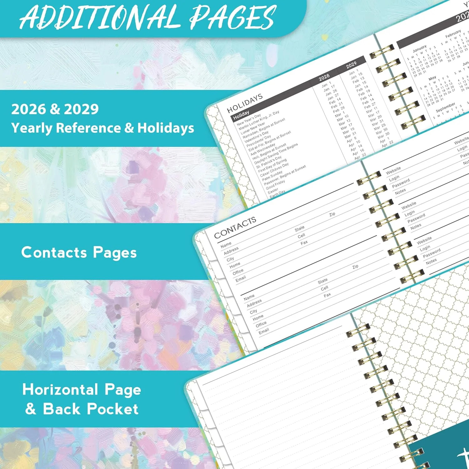 2026-2029 Monthly Planner – 3 Year Planner 2026-2029, July 2026 – June 2029, 8.3