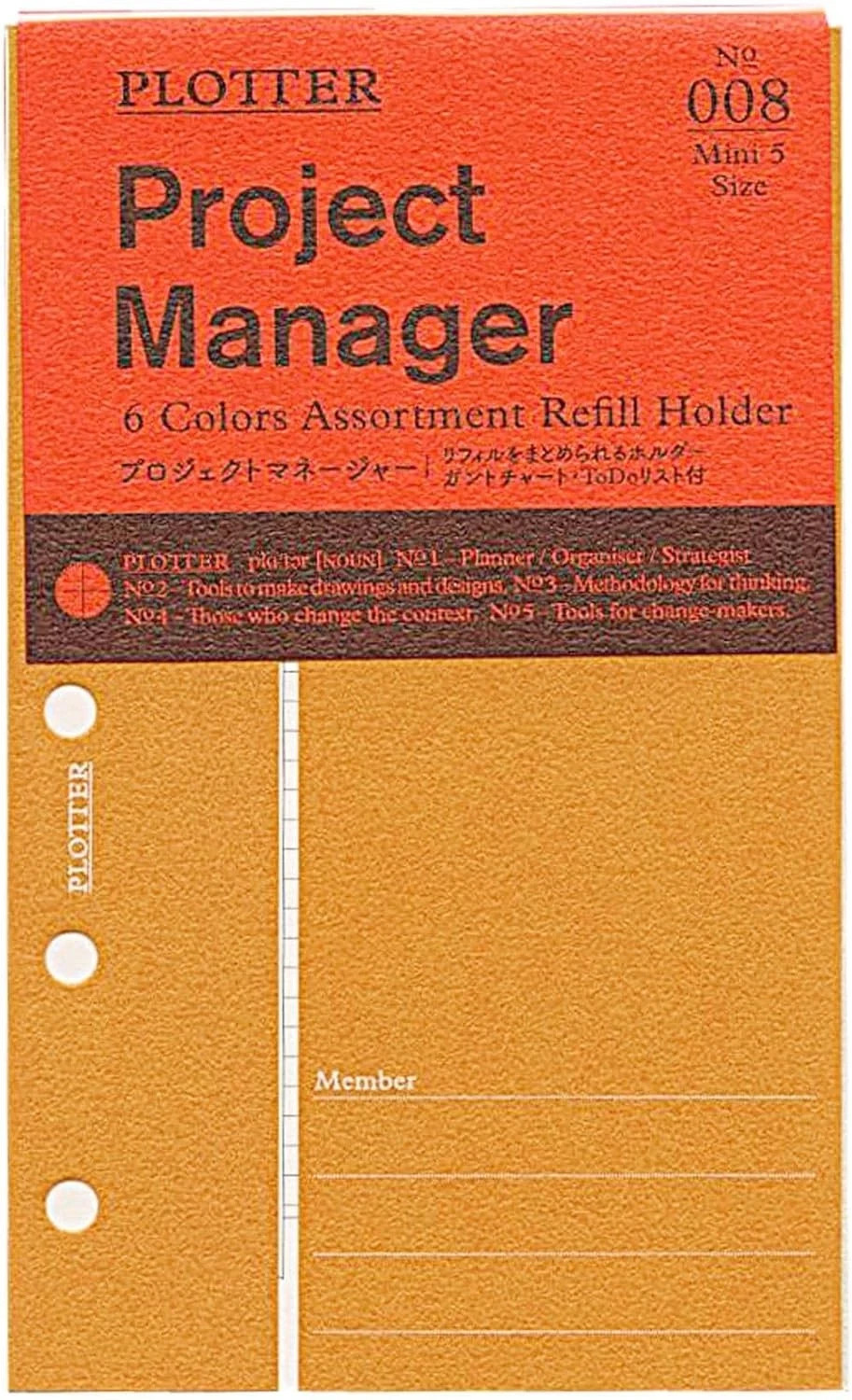 New PLOTTER Knox PLT0008 M5 Project Manager 6-Color Assortment