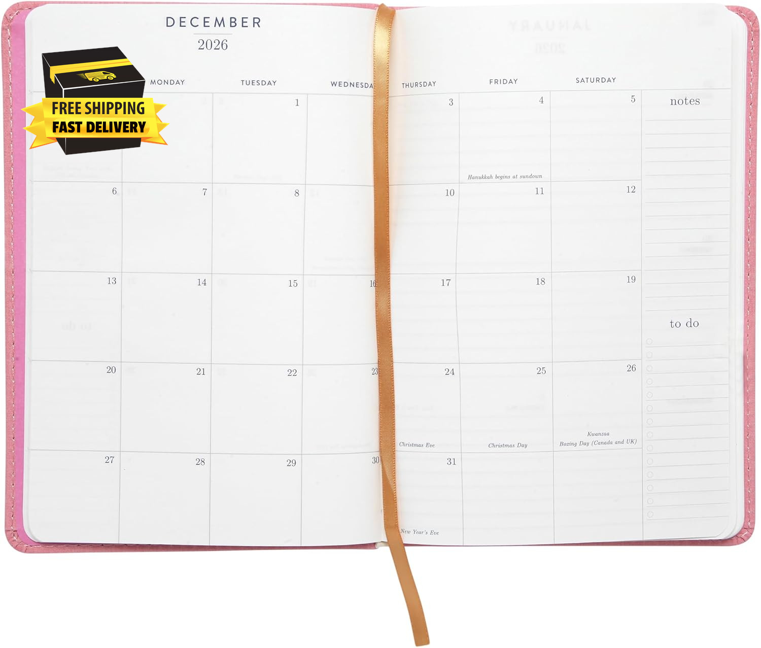 2026 Planner – Weekly and Monthly Planner – 6X8 Planning Notebook & Calendar Age