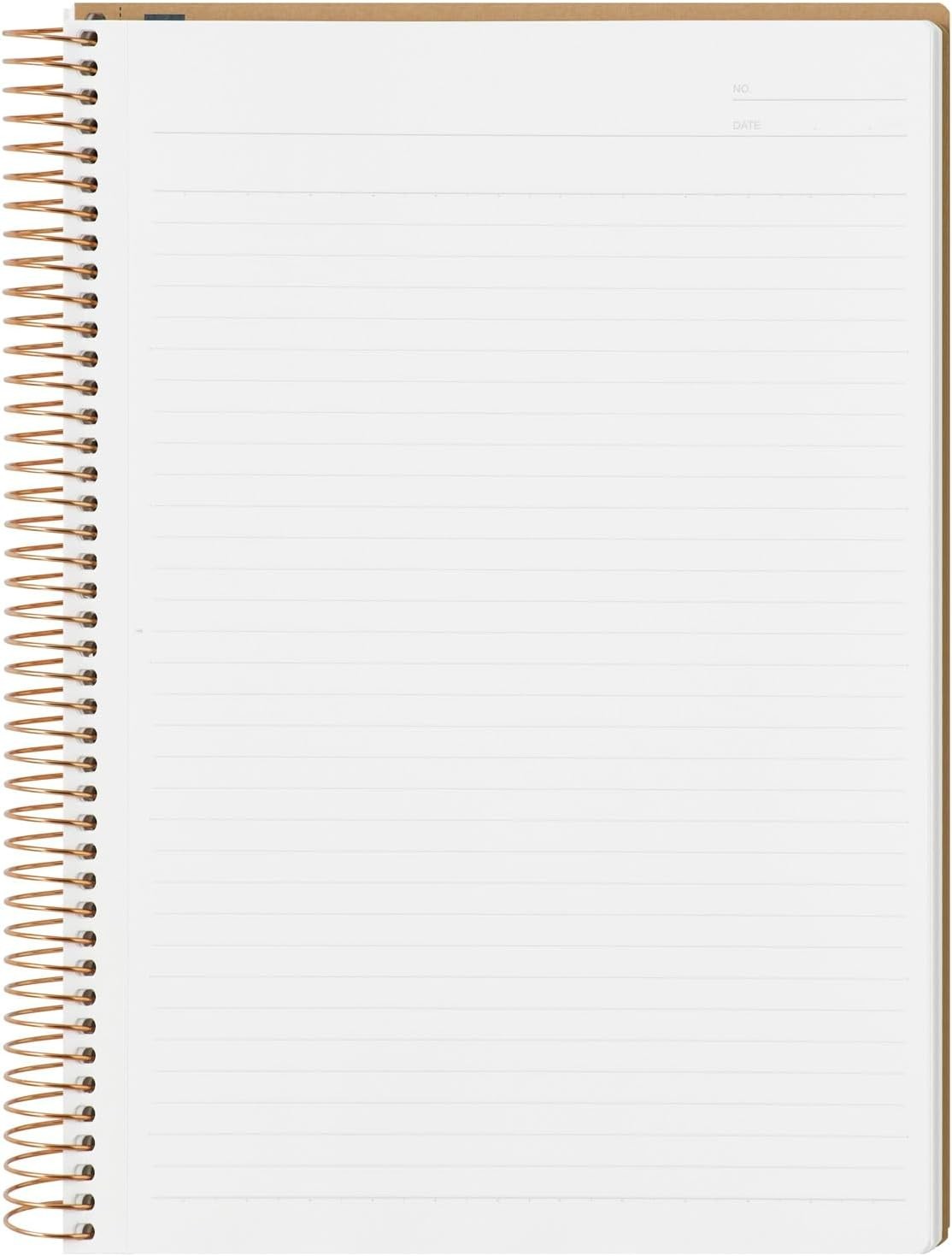 Spiral Note Basic Lined Notebook- B5, 9.92″ x 7.44″, 150 Sheets / 300 Pages, …