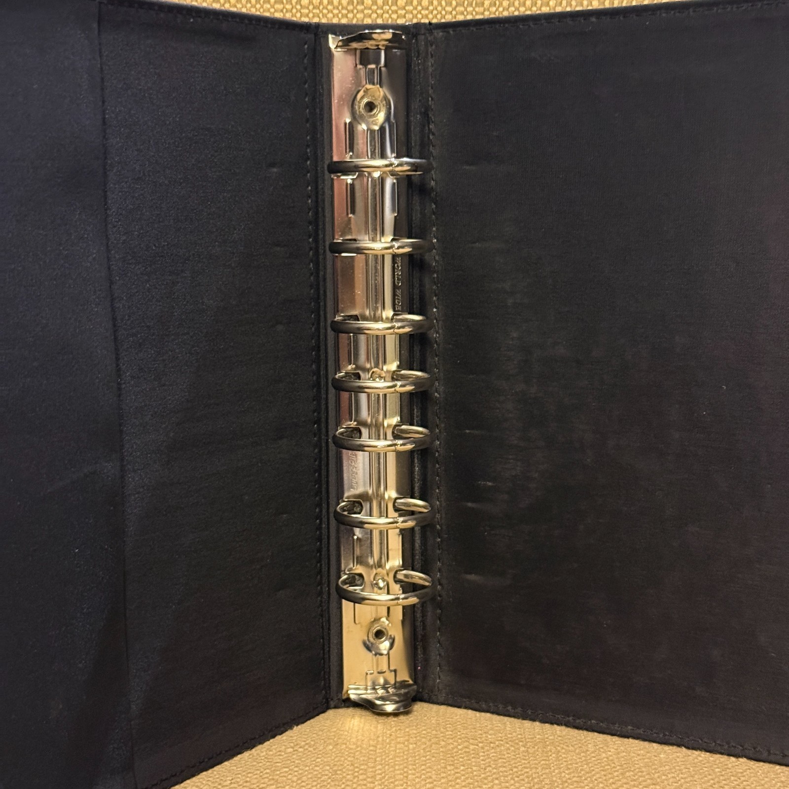 Franklin Covey Classic 7 Ring Planner Binder Organizer Burgundy Faux Leather