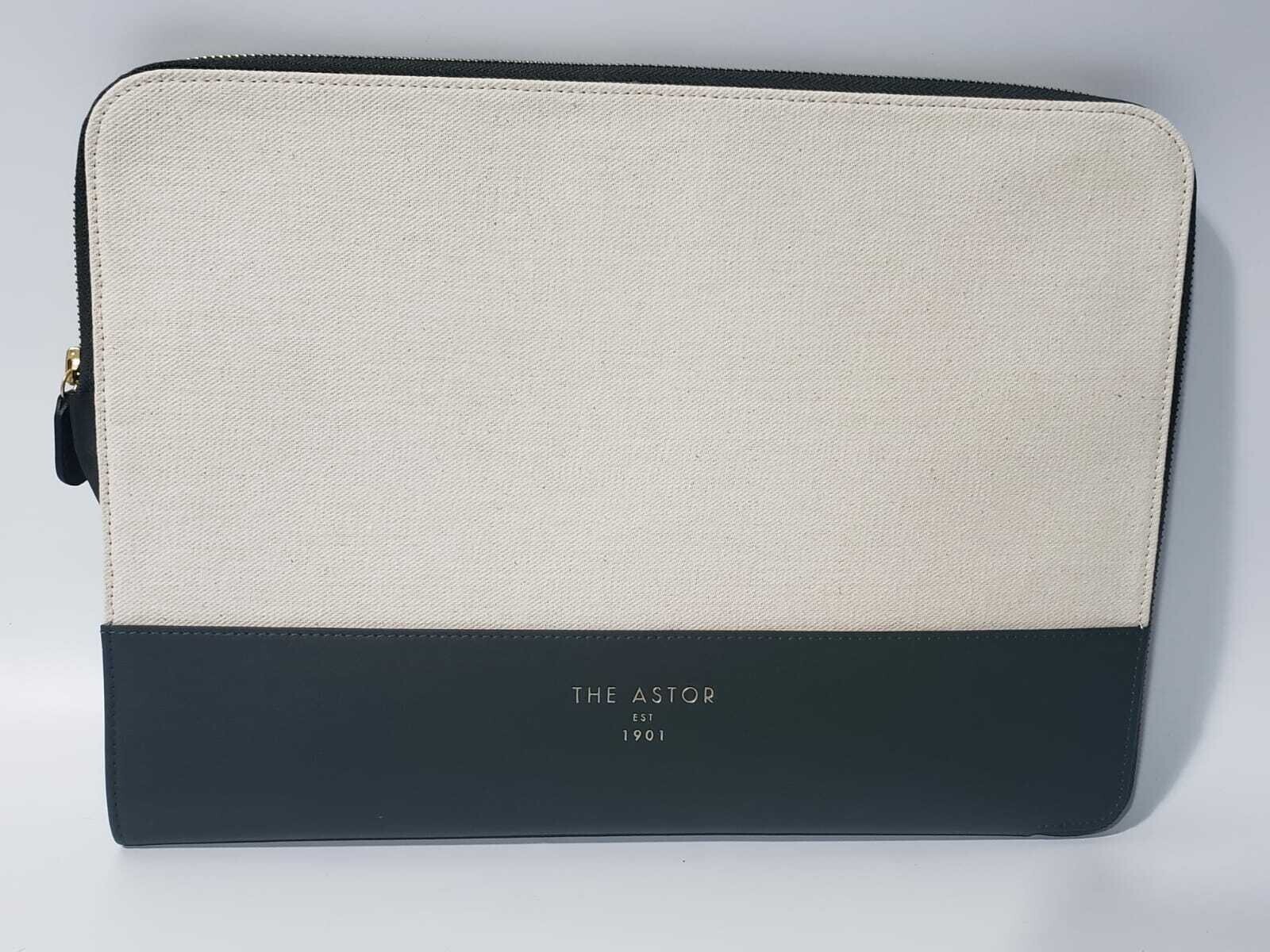 Genuine Leather Paper Holder Document Travel Pouch or iPad Tablet Case Purse