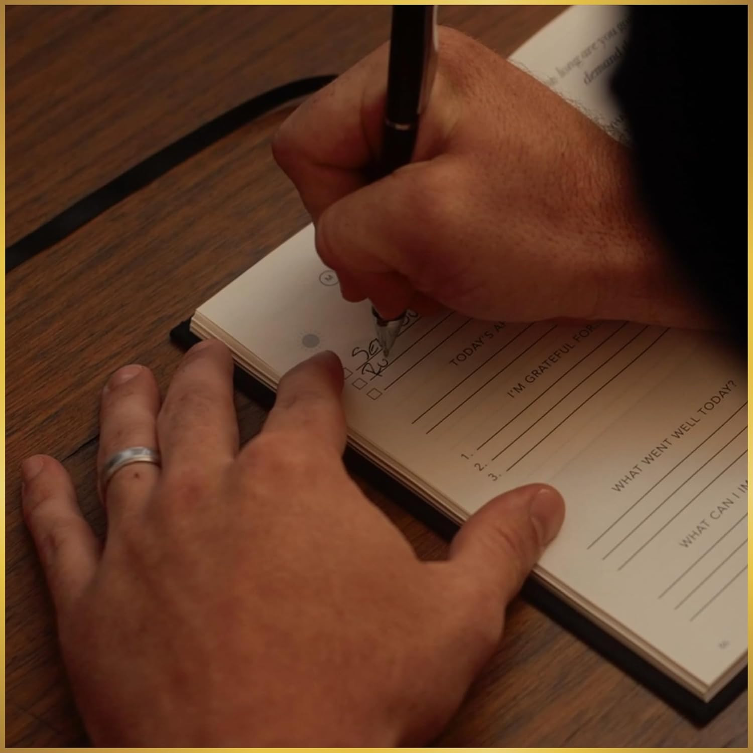 Self Mastery Journal for Men 5 Minute Gratitude and Reflection Journal