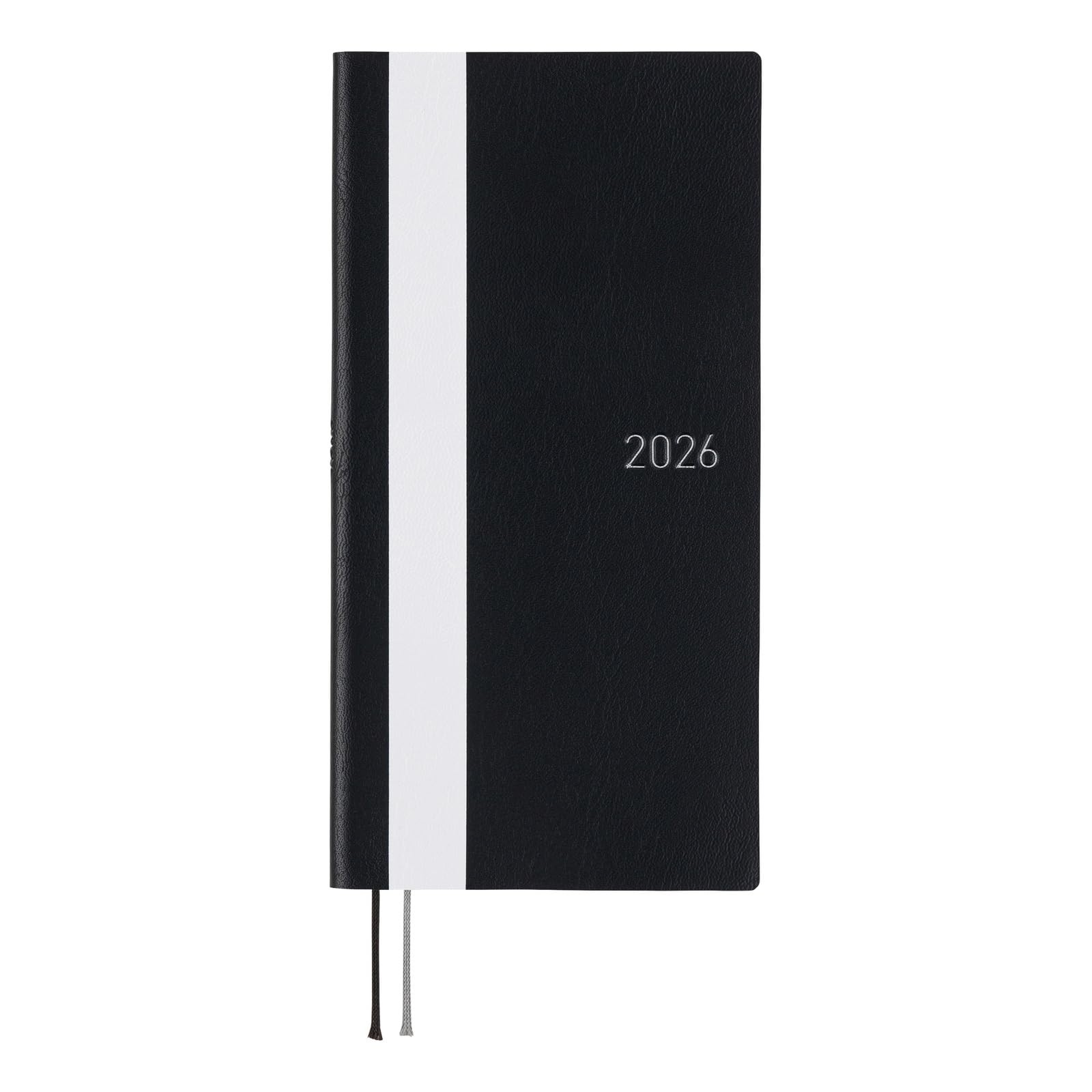 Hobonichi Planner 2026 weeks White Line/Black Slim Vertical