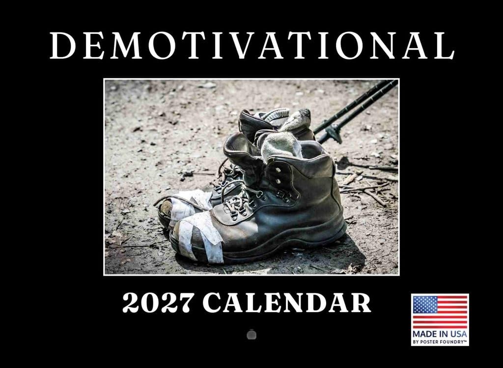 Demotivational Calendar 2027 Demotivation Monthly Wall Work