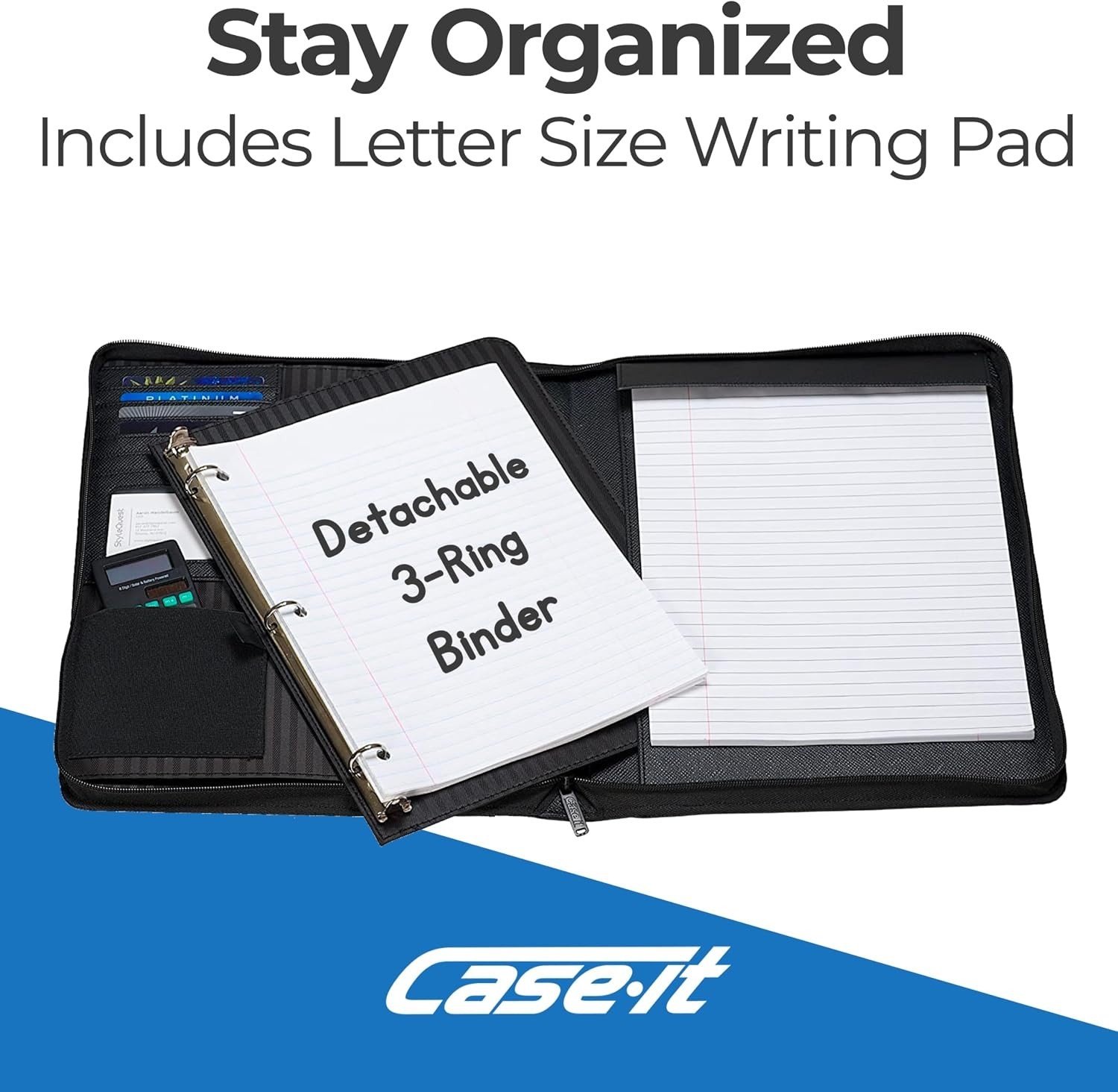 Leather Padfolio with Compact Design – Perfect for Professionals