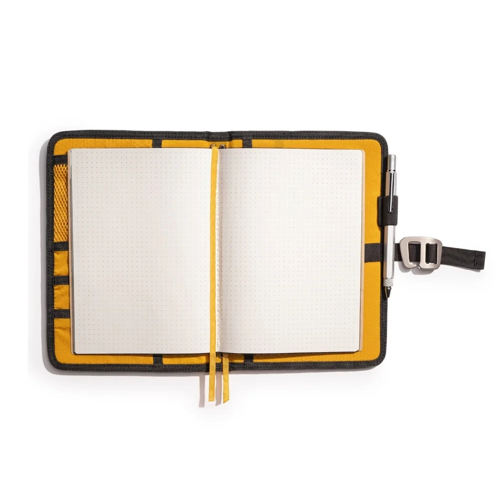 Lochby Field Journal Bumblebee A5 Planner Cover | Water Resistant Waxed Canvas